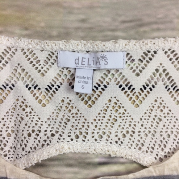 dELiA*s Striped Crochet Dress - Picture 4 of 7